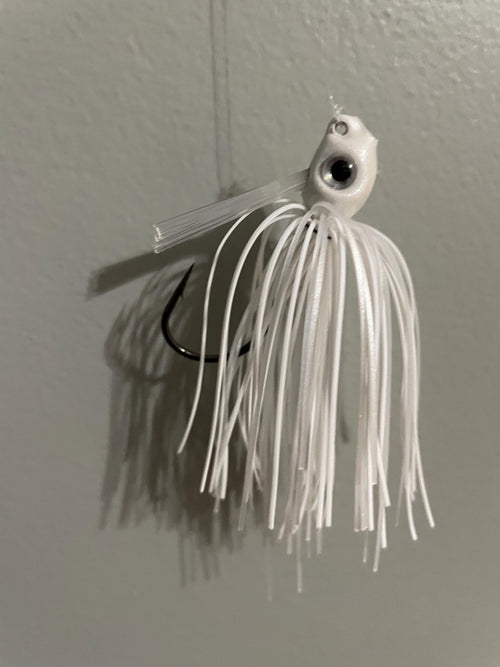 1 Hand Tied Wire Tied Hybrid Bass Jig
