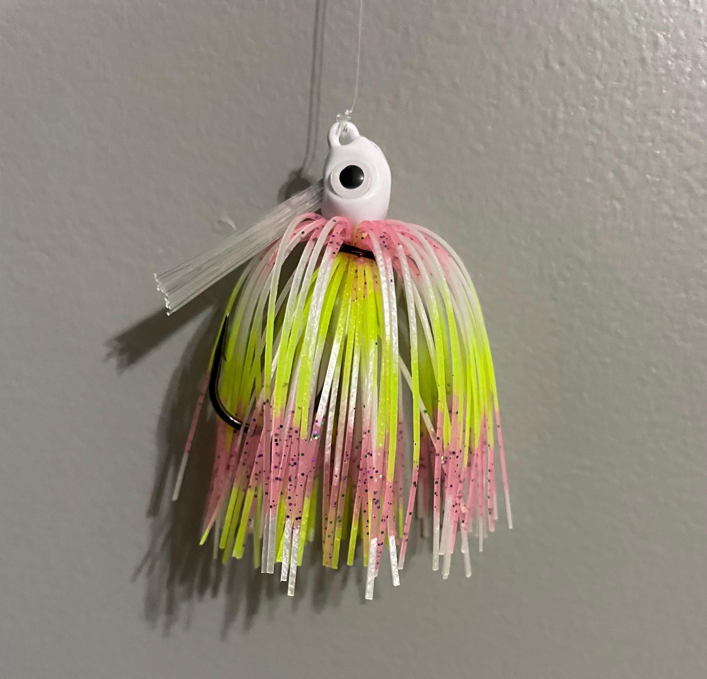 1 Hand Tied Wire Tied Hybrid Bass Jig