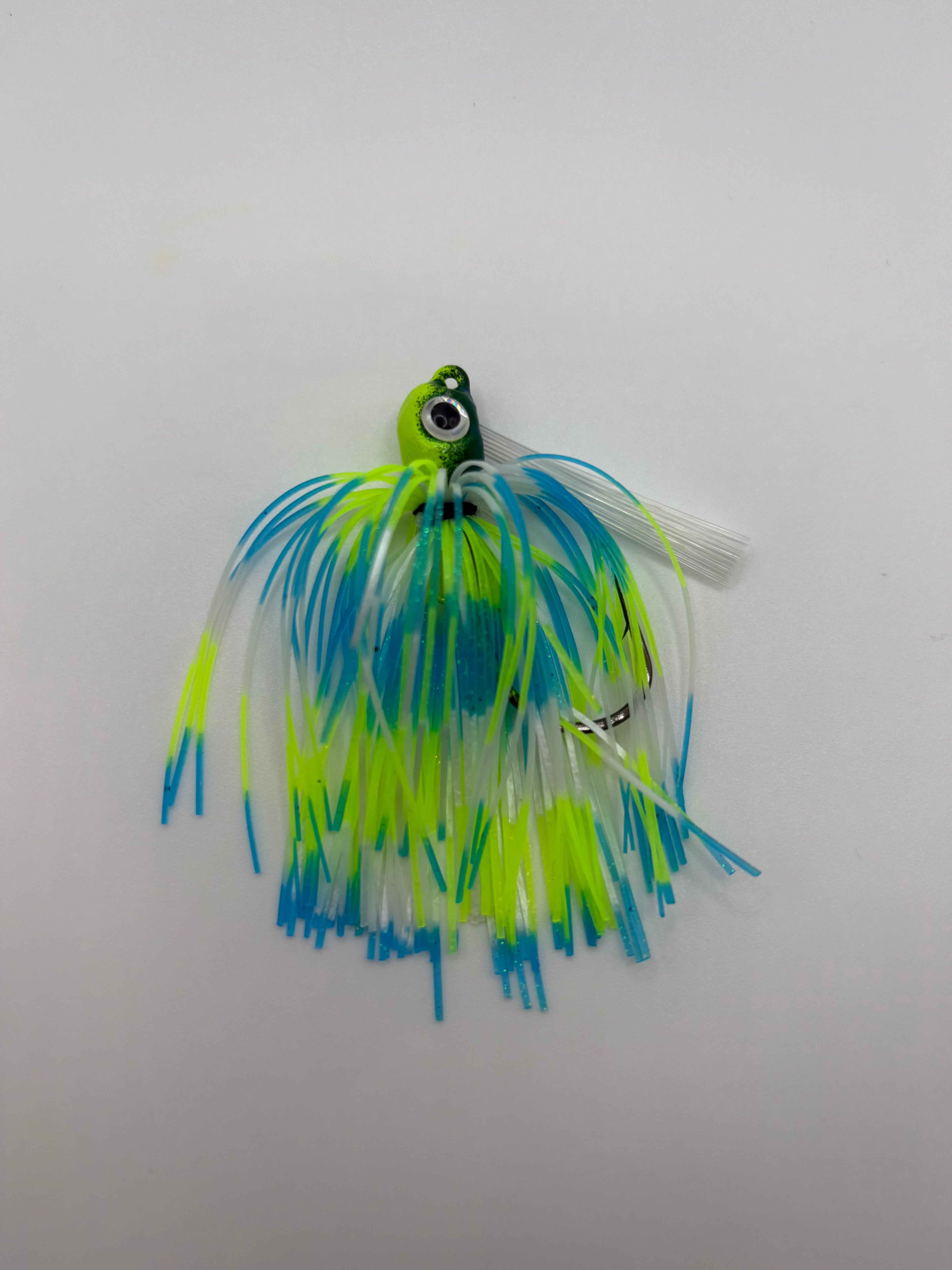 1 Hand Tied Wire Tied Hybrid Bass Jig
