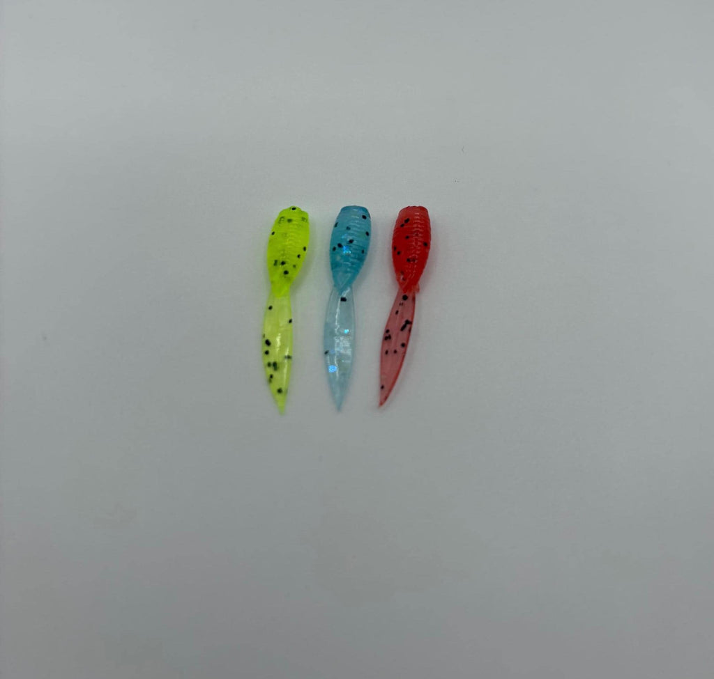 Ice fishing soft plastics kit